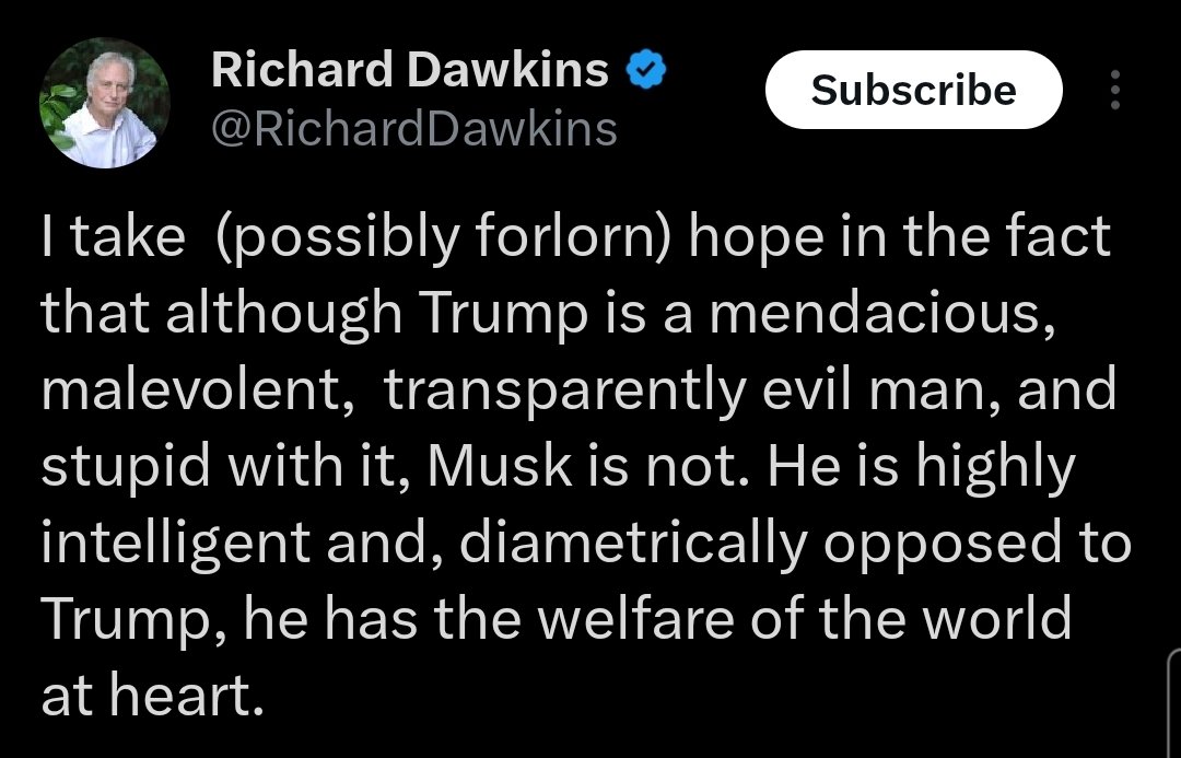 He's so wrong that I'm starting to think there might be a God