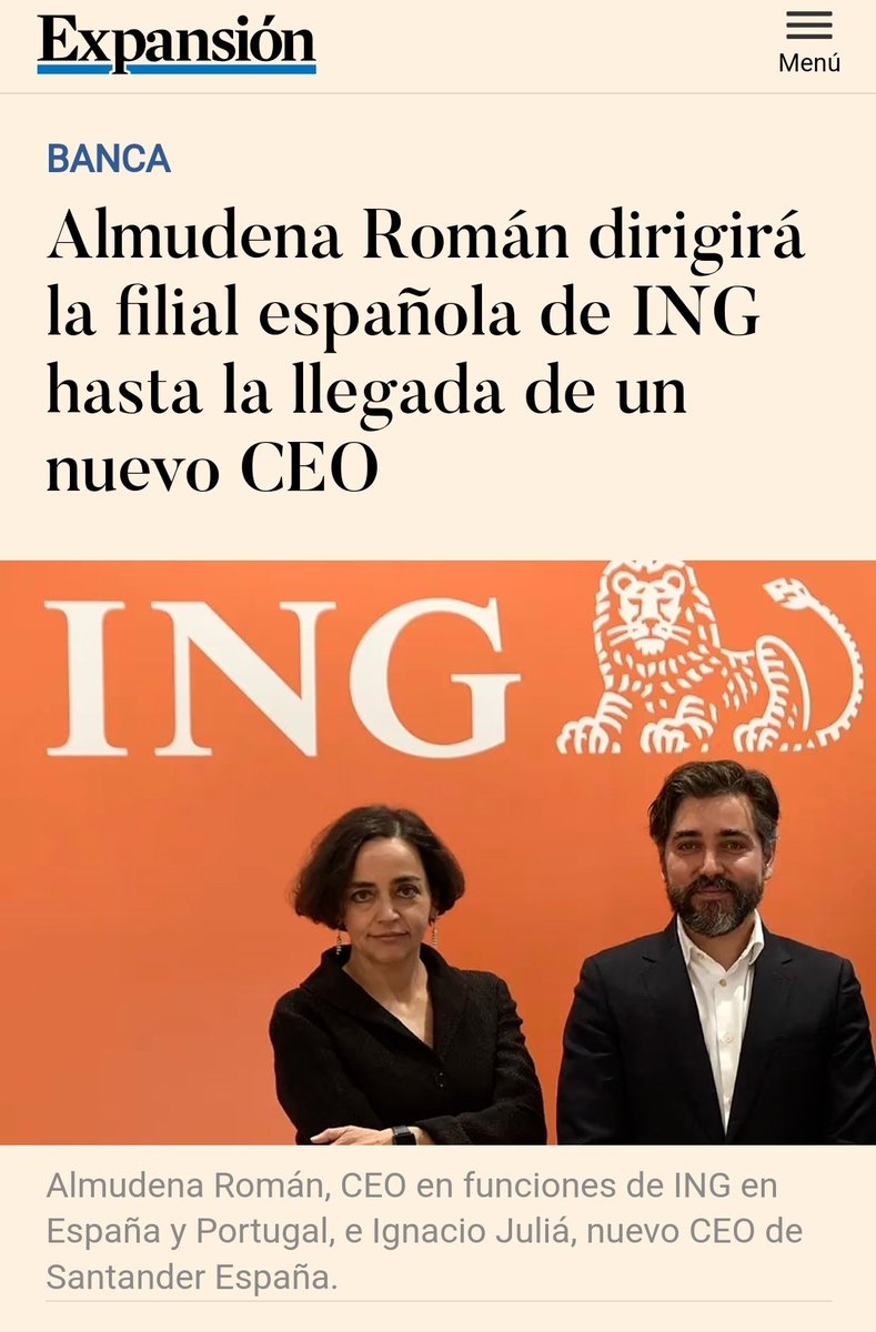 eldisidenteOK's tweet image. Si quieren jugar, jugamos. La actual directora de @ING_es se llama Almudena Román, @AlmudenaRomanD (que no tuitea desde 2023). 
Dinos, Almudena, ¿por qué le quitáis la publicidad a @navedelmisterio?
¿Os ha llamado alguien?
¿O esa es tu visión de negocio?