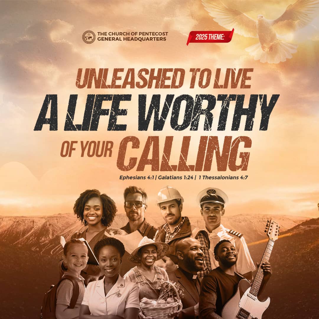 thecophq's tweet image. Church behold, the 2025 theme - UNLEASHED TO LIVE A LIFE WORTHY OF YOUR CALLING.