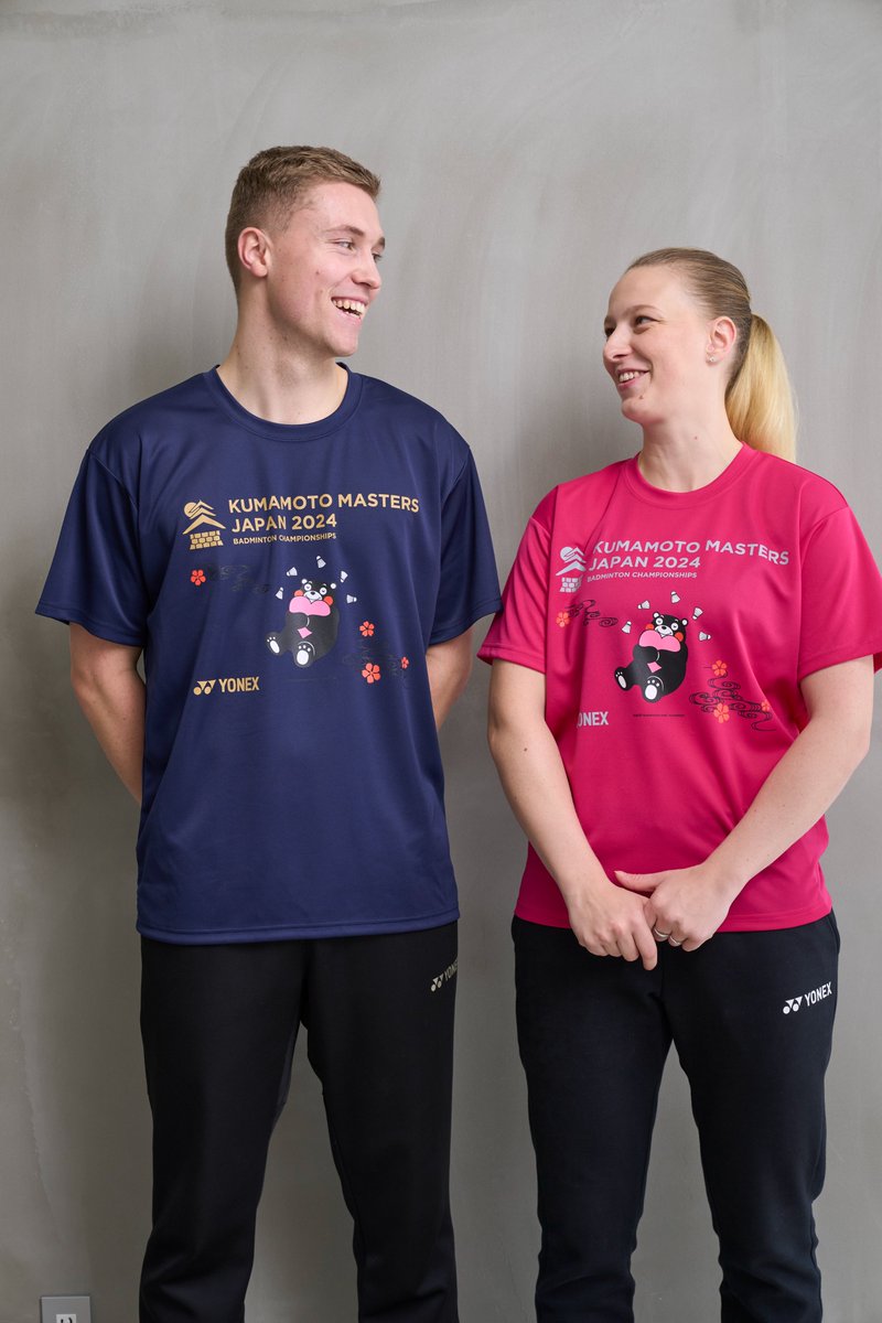 熊本マスターズジャパン2024 大会記念Tシャツ、パーカーラインナップ