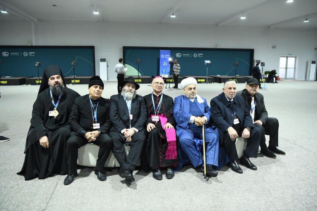 Here in Baku at #COP29 we are not only working collectively to agree on our common responses to the most pressing challenges caused by the climate change. 

We also build the bridges. 

#COP29Azerbaijan 
#COP29Baku 
#Solidarity
#Harmony