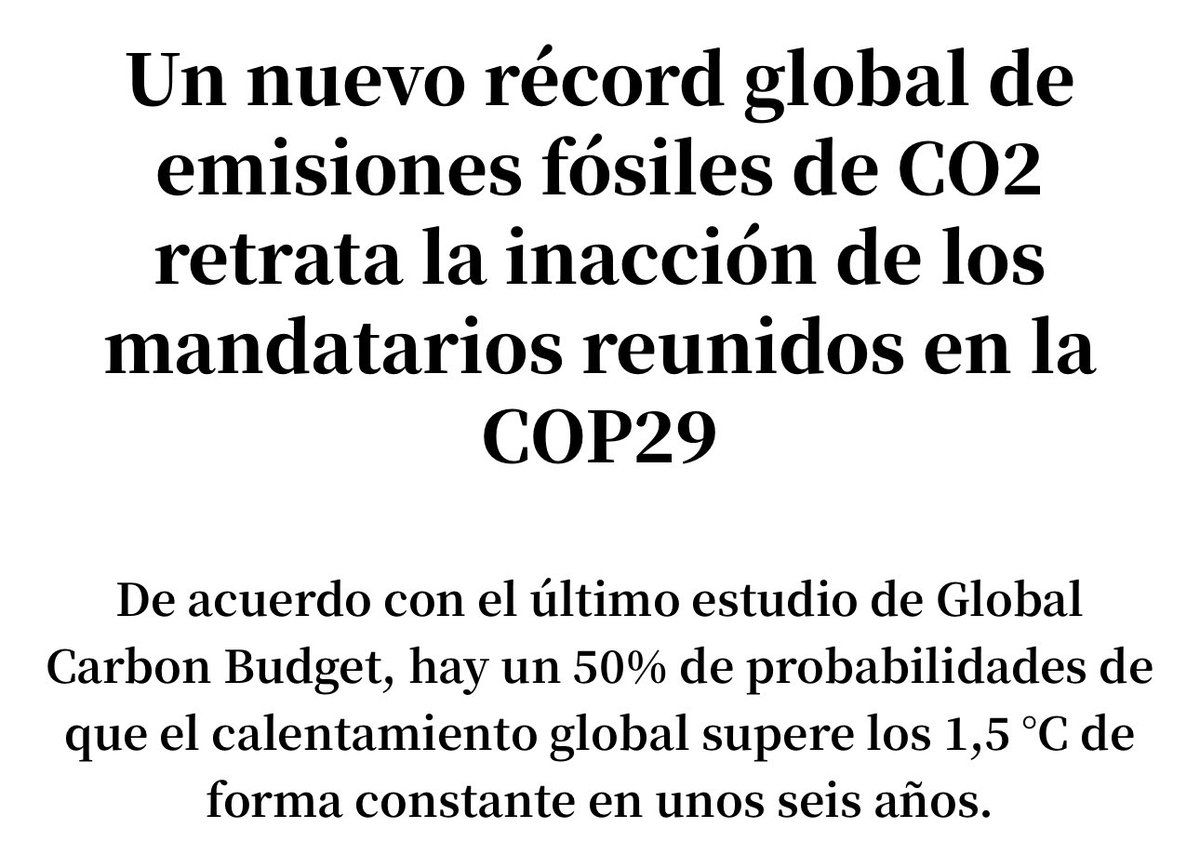 El 1% de la población más rica generó la misma cantidad de emisiones que 5000 millones de personas. En España el 1% más rico genera lo mismo que 12 millones de españoles. Luchar contra el cambio climático es sobre todo luchar contra un sistema criminal de desigualdad.