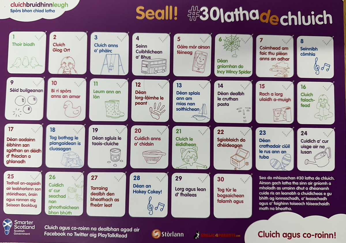Cluich Bruidhinn Leugh! 30 latha de chluich #30lathadechluich #cleachdi #seachdainnagàidhlig #foghlamgàidhlig #CNESlearning