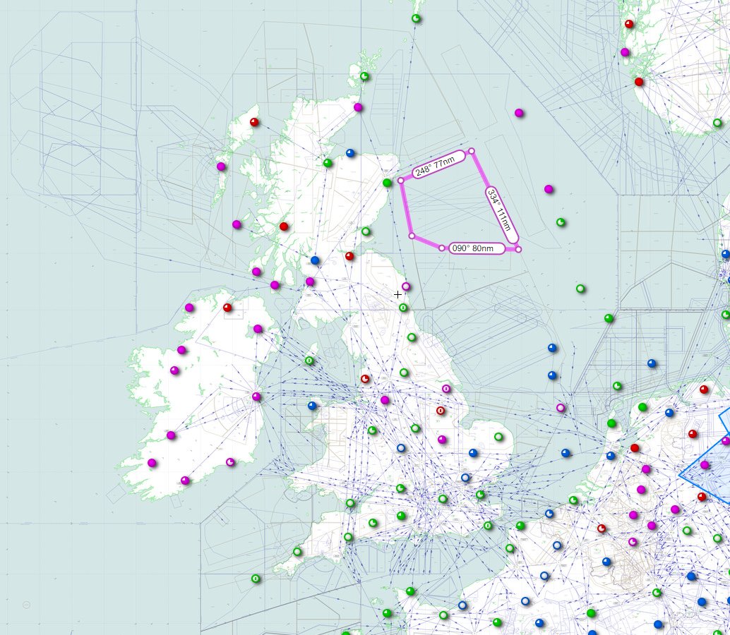 Andyyyyrrrr's tweet photo. 09:20 Entering Daventry Corridor (DTY) To Head father North. #B52 #BTF
It Sounds like they currently Intend on Operating in the #D613 Danger Complex. (Off the Coast of Aberdeen) https://t.co/CckKIhDRal