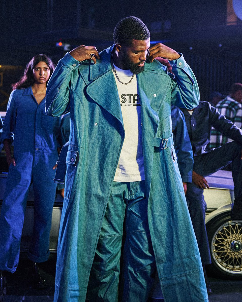 _humanstudio's tweet image. Remember when Jozi pulled up for @burnaboy x @GStarRAW 🔥