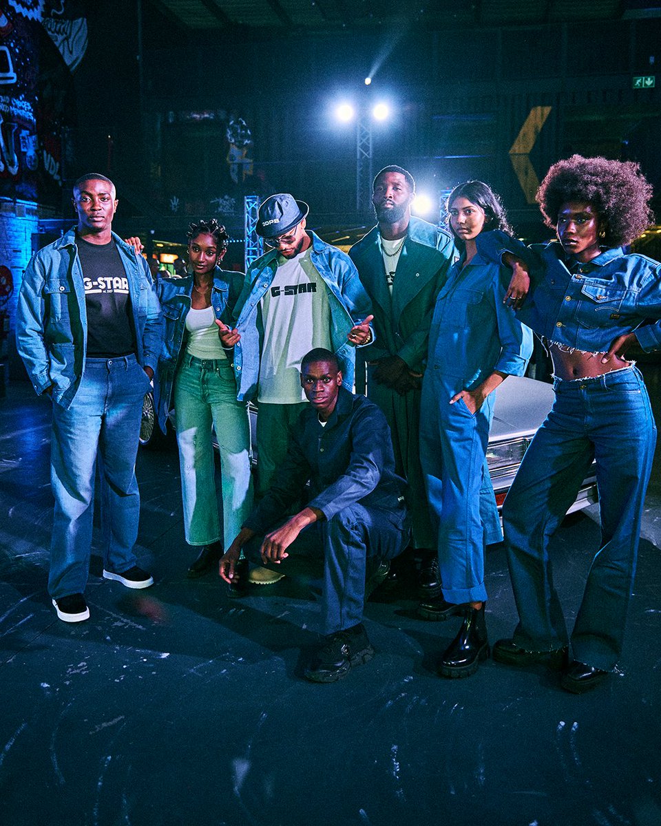 _humanstudio's tweet image. Remember when Jozi pulled up for @burnaboy x @GStarRAW 🔥