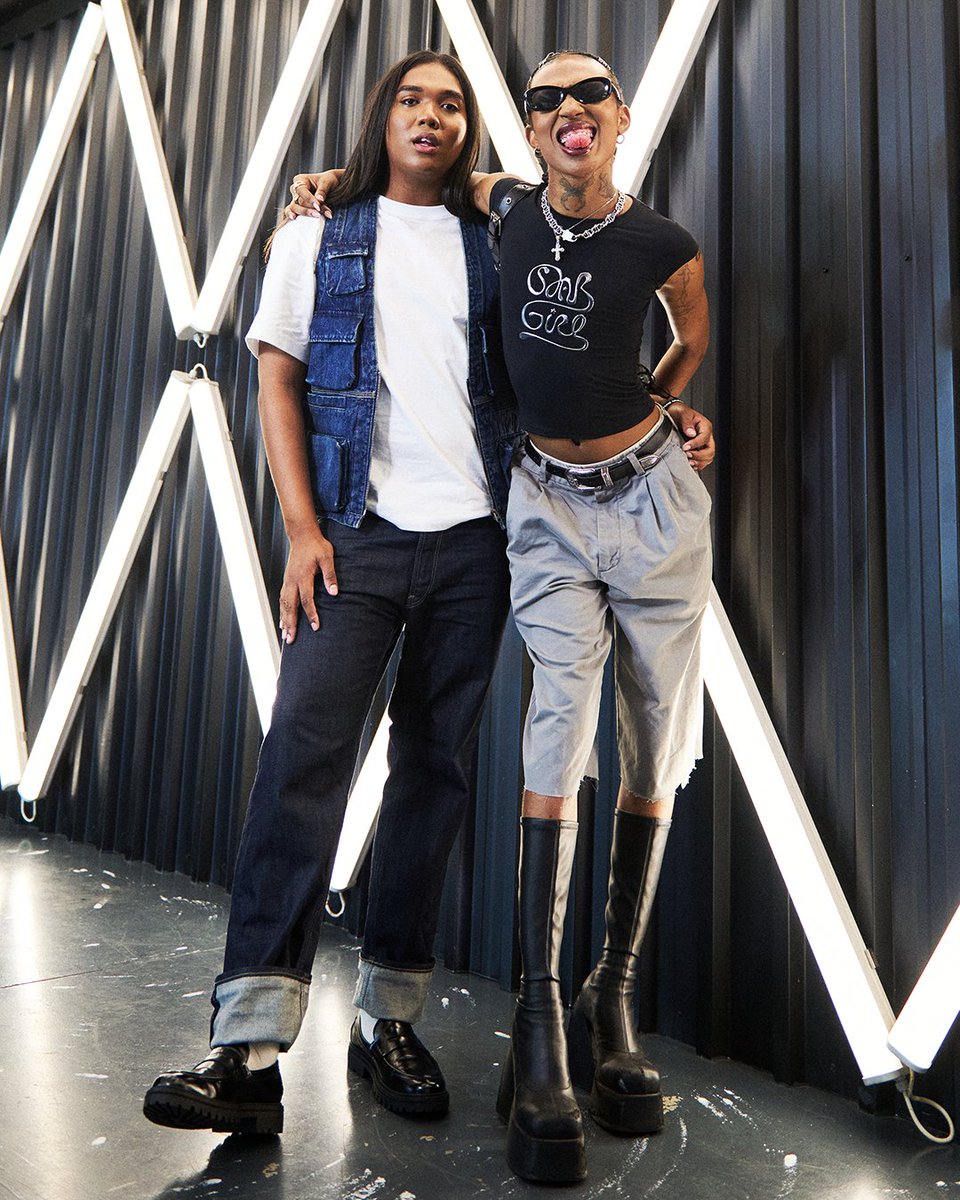 _humanstudio's tweet image. Remember when Jozi pulled up for @burnaboy x @GStarRAW 🔥