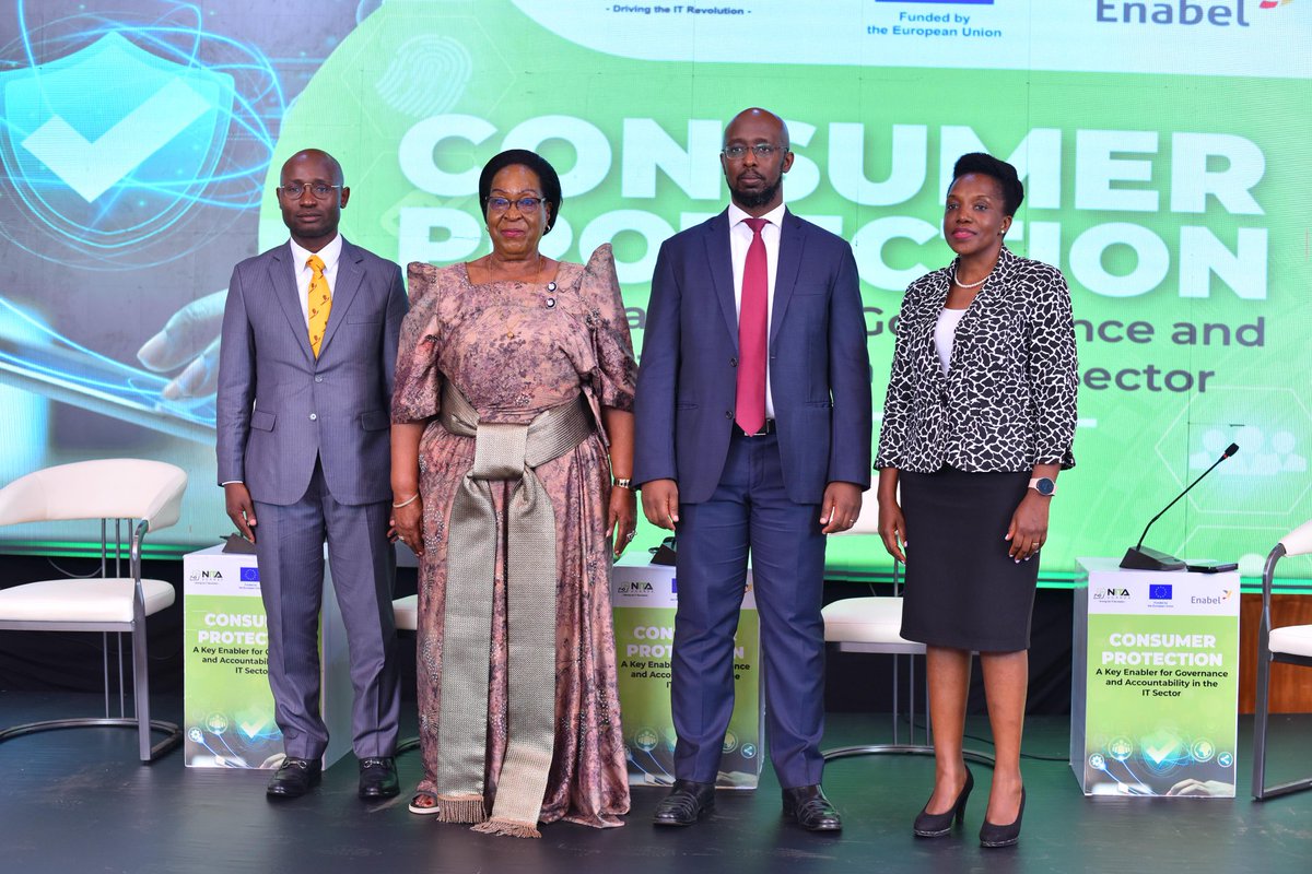 NITA-Uganda (@nitauganda1) on Twitter photo <a href="/Hon_Ssebugwawo/">Hon. Joyce Nabbosa Ssebugwawo</a> : this launch reaffirms <a href="/GovUganda/">Government of Uganda</a>'s commitment to good governance and accountability of Ugandaโs IT sector, based on our shared commitment to transparency, consumer empowerment, and a corruption-free environment.
#DigitizeUG #ConsumerProtectionUG <a href="/Hon_Ssebugwawo/">Hon. Joyce Nabbosa Ssebugwawo</a> : this launch reaffirms <a href="/GovUganda/">Government of Uganda</a>'s commitment to good governance and accountability of Ugandaโs IT sector, based on our shared commitment to transparency, consumer empowerment, and a corruption-free environment.
#DigitizeUG #ConsumerProtectionUG