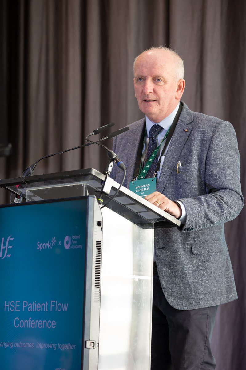 HSE Ireland (@hselive) on Twitter photo Our CEO <a href="/BernardGloster/">Bernard Gloster</a> speaking at today's
Patient Flow conference. Our theme is ‘Changing outcomes, improving together’ and our focus is on improving patient flow across our health system and ultimately improving outcomes for patients #PFA24 Our CEO <a href="/BernardGloster/">Bernard Gloster</a> speaking at today's
Patient Flow conference. Our theme is ‘Changing outcomes, improving together’ and our focus is on improving patient flow across our health system and ultimately improving outcomes for patients #PFA24