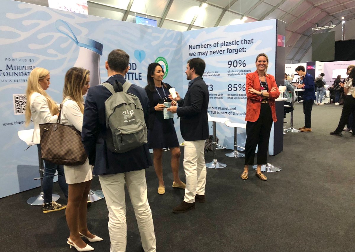 mirpuri_org's tweet photo. The Good Bottle, a pioneering eco-innovation in sustainable packaging developed by the Mirpuri Foundation, is presenting its revolutionary biodegradable material at Web Summit 2024. 
Visit us at our stand (Pavillion 5, E-544).

Read mor: https://t.co/LvQzULIV5i

@WebSummit https://t.co/PiX3UPa8gM