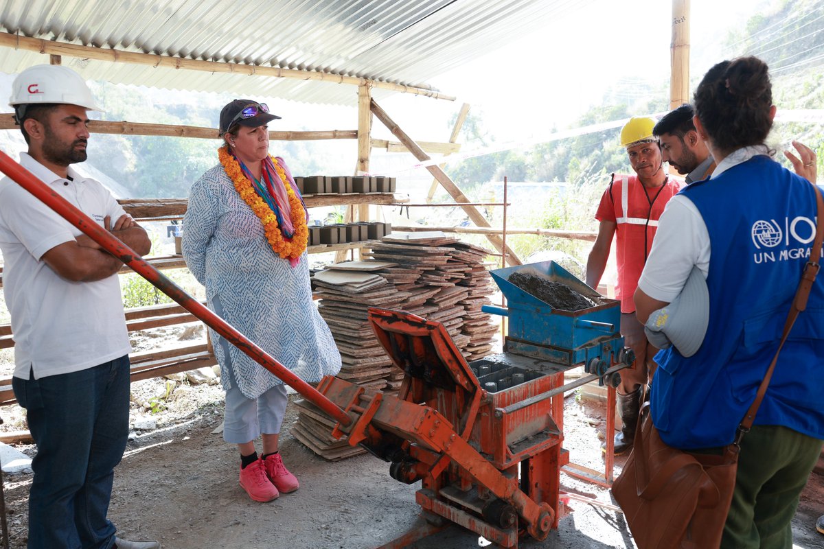 While🌎leaders negotiate climate deals at #COP29, locals in Bheri are exemplifying the power of🟩technology. Owners of the climate-friendly, eq-resistant CSEB model &amp; stone masonry houses, built from #JRAP support, shared how their🏡are safe, resilient, sustainable &amp; accessible.