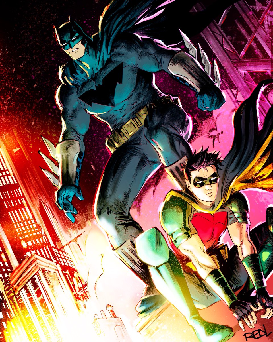 JoseRealArt's tweet photo. Batman and Robin are always watching Gotham, even on Friday night.

Stay safe, though.
-
-
#batman #robin #darkknight #capedcrusader #gotham #nightwing https://t.co/gXPmvtYpEg