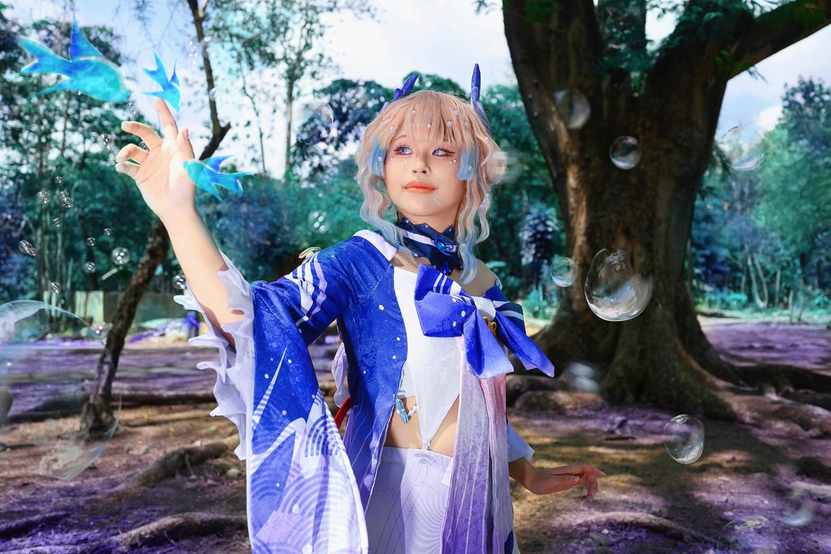 suenaryn's tweet photo. posting my kokomi cosplay here bc fb and ig do NOT do the quality justice aughhh https://t.co/UIsIBHpcYF