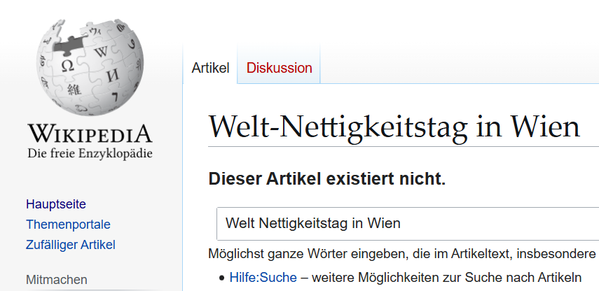 Grüße aus Wien. 😠 #WorldKindnessDay2024