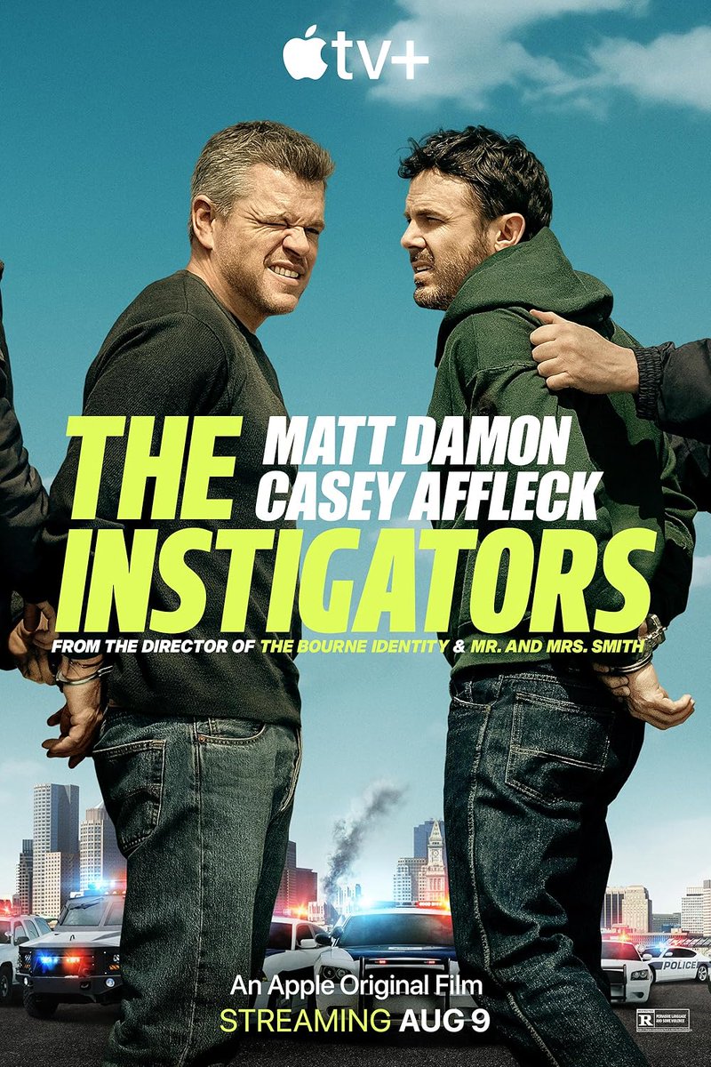The Instigators

Somewhere in there are the elements for a quirky heist movie.
But the script is underdeveloped, Damon and Affleck lack chemistry and director Doug Liman lacks the skills to do comedy.

Apple TV+/Rating: D

#TheInstigators #MovieReview #Movies #Streaming #AppleTV
