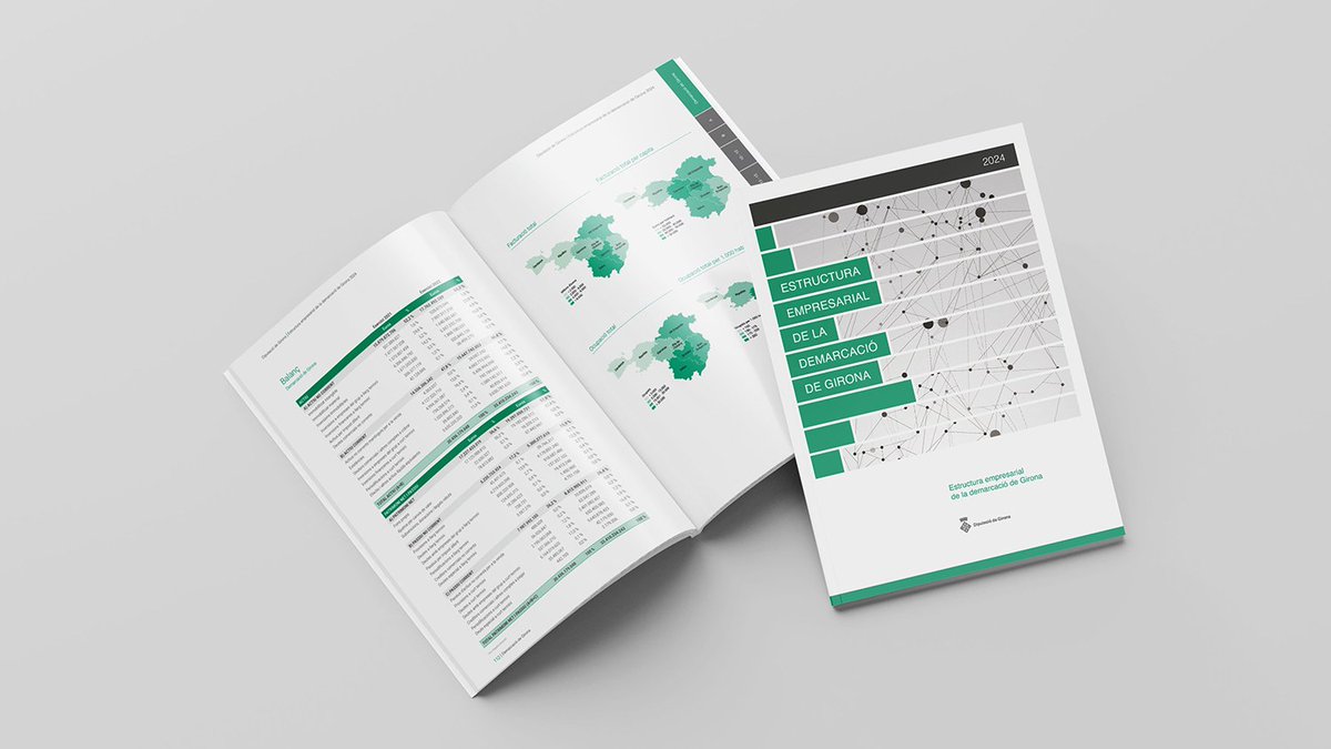 📗 Publiquem «Estructura empresarial de la demarcació de Girona 2024», de #PromoEcoDdGi.

🔎S'hi recullen els comptes del 2022, que les empreses van presentar abans d'aquest estiu.

📈Creix un 20,5% la facturació del teixit empresarial gironí, que ja té registres superiors a