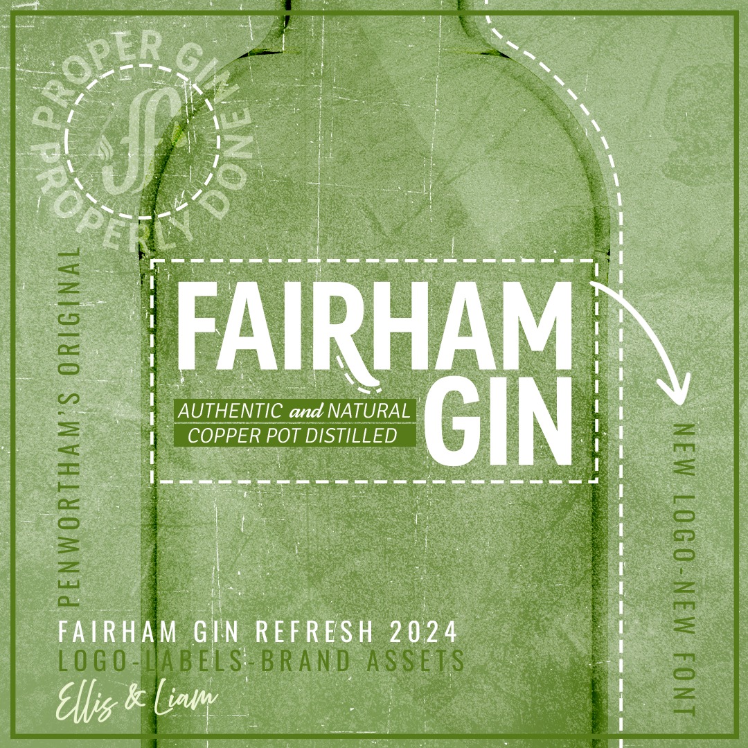The blueprints have been signed off and the new Fairham Gin is here. From logo to labels, we've got a refreshed look to match the unmistakable gin that has got us to where we are today.

That calls for a new vessel to house our crafted excellence. Stay tuned ✨