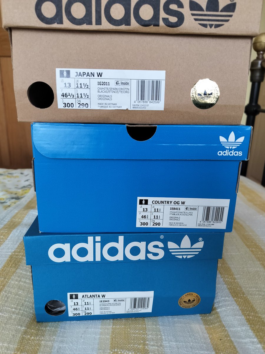 monkeymanone's tweet image. Just having a sort out and noticed that according to Adidas these are all women's shoes ( I have 3 x BW Army showing Unisex too) and wondered does anybody know a woman with UK size 11.5 feet