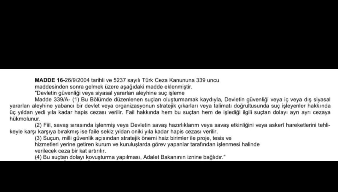 Yeni yasa teklifindeki 16. Madde kanunilik ve öngörülebilirlik prensiplerine aykırı, muğlak ve suistimale açık düzenlemeler içeriyor. Vekillere sesleniyoruz: #EtkiAjanıYasasınıDurdur