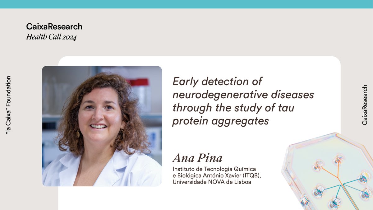 1\ Diagnosis of neurodegenerative diseases often comes late, as current methods rely on clinical manifestations that appear long after the first abnormal proteins accumulate in the brain. 🧠

🔍 @anasofiapina1’s #CaixaResearch project will develop a tool to detect aggregated tau