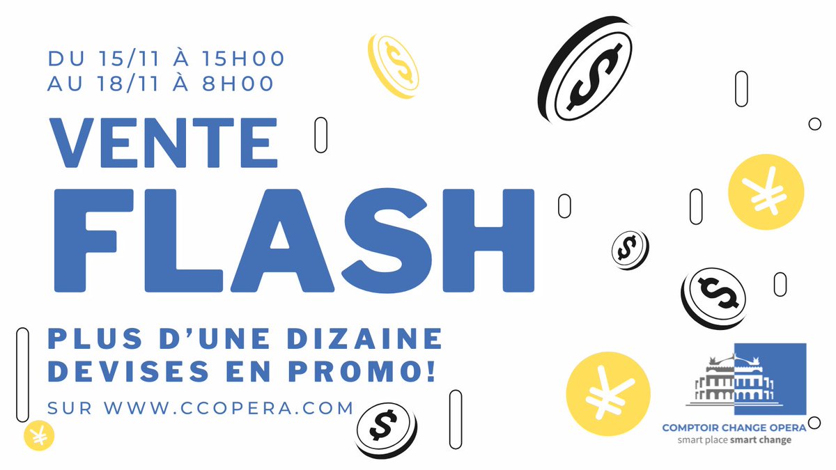 ccopera's tweet photo. Ce we, c’est vente flash sur une dizaine de devises chez https://t.co/EAxyAJvp7L ! La liste complète ce vendredi à 15h https://t.co/oR9lhDtO3t