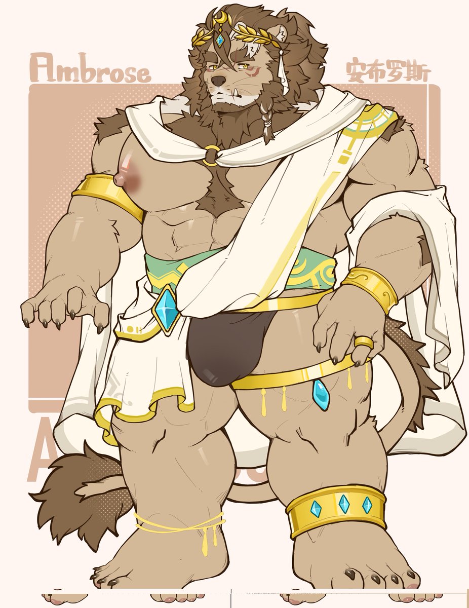 Edamrit's tweet image. 这次是自己的设定🦁