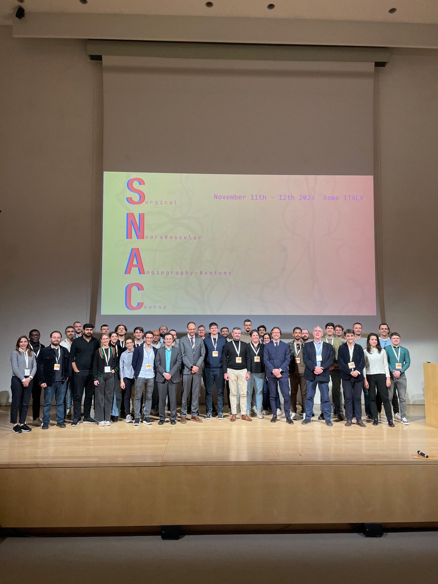 Simone Peschillo, M.D., Ph.D. (@s_pesch) on Twitter photo The first S.N.A.C. is a wrap—Two intense days on cerebral vascular and angiographic anatomy, endovascular devices, clinical cases, and more. Huge thanks to our faculty and sponsors! Stay tuned for S.N.A.C. 2025 with exciting updates! #SNAC2025 <a href="/neuroangio1/">Neuroangio</a> <a href="/ENossek/">Erez Nossek</a> <a href="/eytanraz/">Eytan Raz</a> The first S.N.A.C. is a wrap—Two intense days on cerebral vascular and angiographic anatomy, endovascular devices, clinical cases, and more. Huge thanks to our faculty and sponsors! Stay tuned for S.N.A.C. 2025 with exciting updates! #SNAC2025 <a href="/neuroangio1/">Neuroangio</a> <a href="/ENossek/">Erez Nossek</a> <a href="/eytanraz/">Eytan Raz</a>