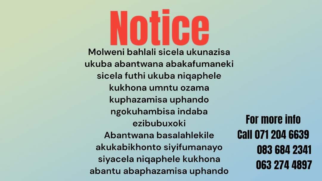 ThembisileQ21's tweet image. 📢🚨⚠️Missing kids alert ⚠️🚨 📢 

These kids have still not been found yet 💔😥

They were last seen on Sunday 10 November 2024 at Emadamini,  Mzinto Village in Mt Frere (KwaBhaca) 

If you have any information regarding this please contact Noncedo on 084 684 2341