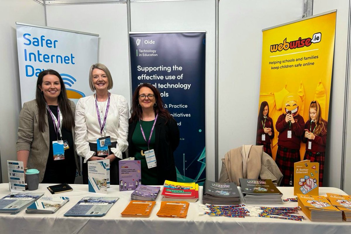Webwise (@webwise_ireland) on Twitter photo Team Webwise and our colleagues in <a href="/OideTechinEd/">Oide Technology in Education</a> are delighted to be attending the #ippn24 Conference!
Stop by Stand H3 for free online safety resources and digital technology guidance! Team Webwise and our colleagues in <a href="/OideTechinEd/">Oide Technology in Education</a> are delighted to be attending the #ippn24 Conference!
Stop by Stand H3 for free online safety resources and digital technology guidance!