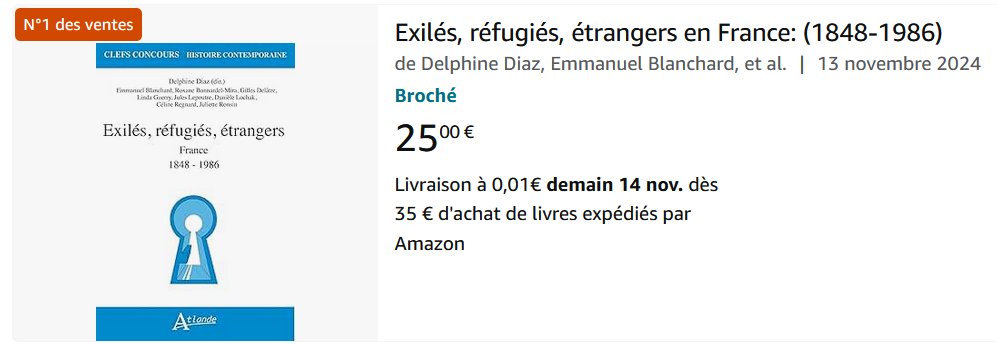 andreloez's tweet photo. La parution du jour, visiblement très attendue :)
Bravo et merci @Delphine_Diaz et les collègues https://t.co/A1P0O5aHGk