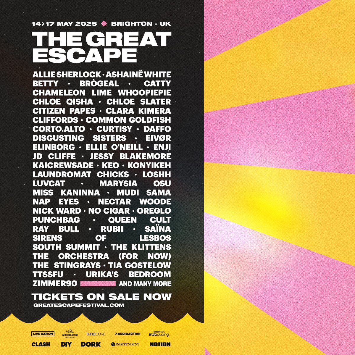 thegreatescape's tweet image. Ahead of tonight's #FIRSTFIFTY live launch, we’re thrilled to announce the full First Fifty acts who will be joining us at TGE25 🚨
 
Head here for more info and to get your Early Bird tickets for 2025 before they sell out! greatescapefestival.com