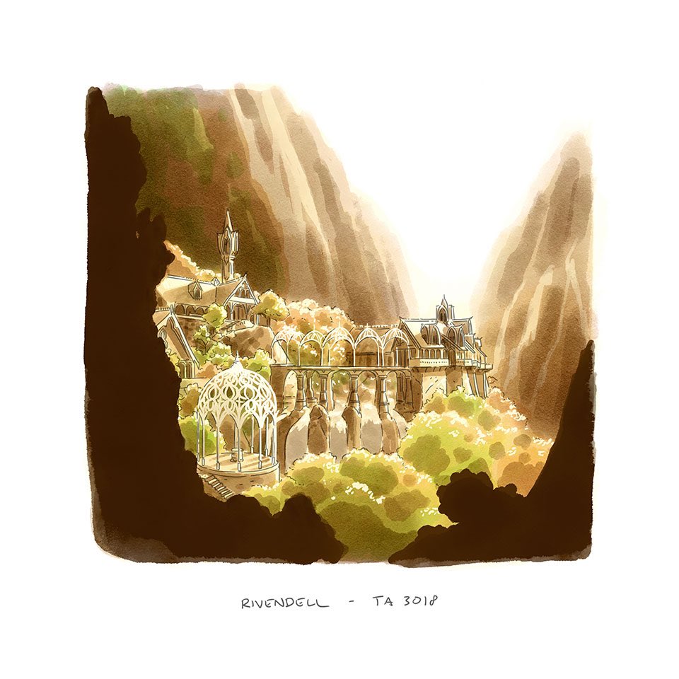 Rivendell - TA 3018
Debuting this weekend at <a href="/ThoughtBubbleUK/">Thought Bubble Festival</a> !