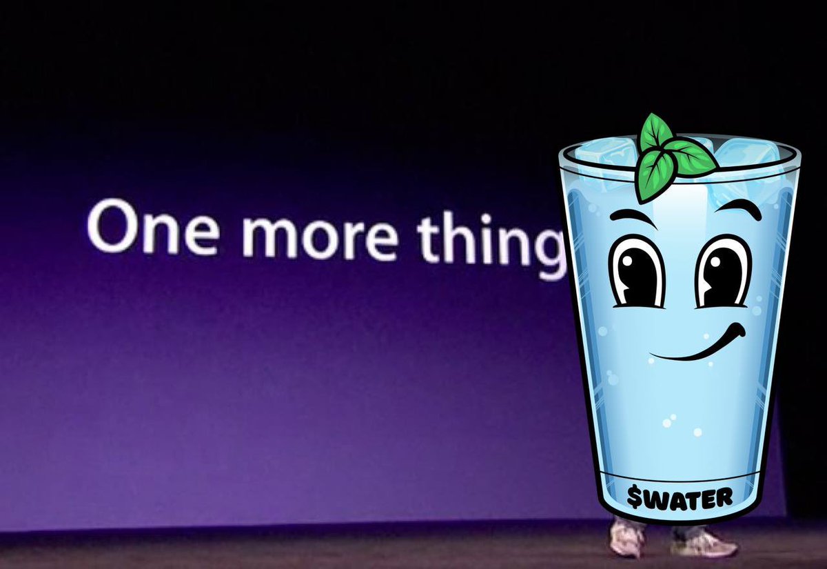 The $WATER team is working on something powerful 🌊

Get ready for a product that's about to break new ground. Details will be revealed 🔜