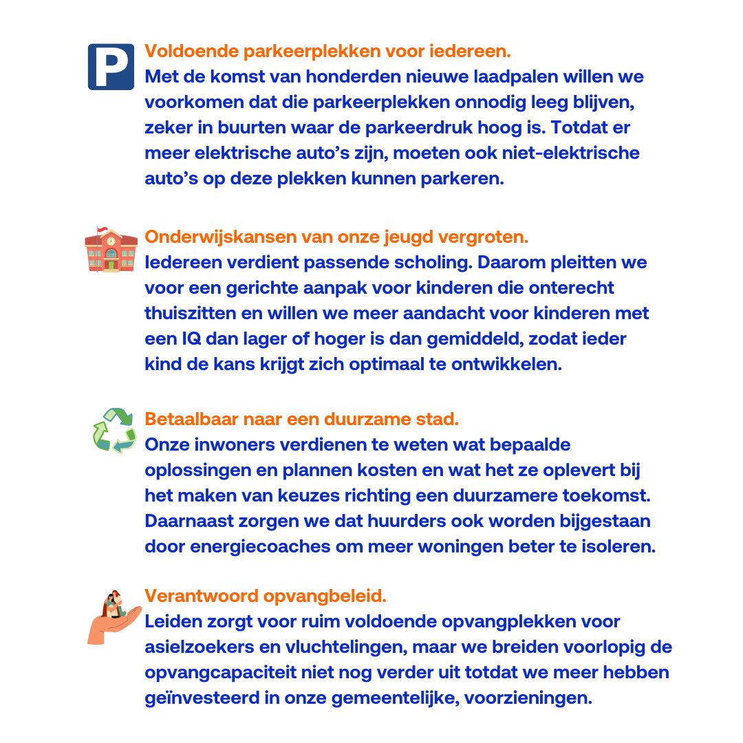 Afgelopen week werd de nieuwe gemeentebegroting besproken.
De VVD ziet een stadsbestuur dat niet altijd de juiste prioriteiten stelt.

Maar wel geld uitgeeft aan luxe projecten, terwijl de basis niet op orde is. Stop met bijzaken, en investeer in wat #Leiden sterker maakt.👇