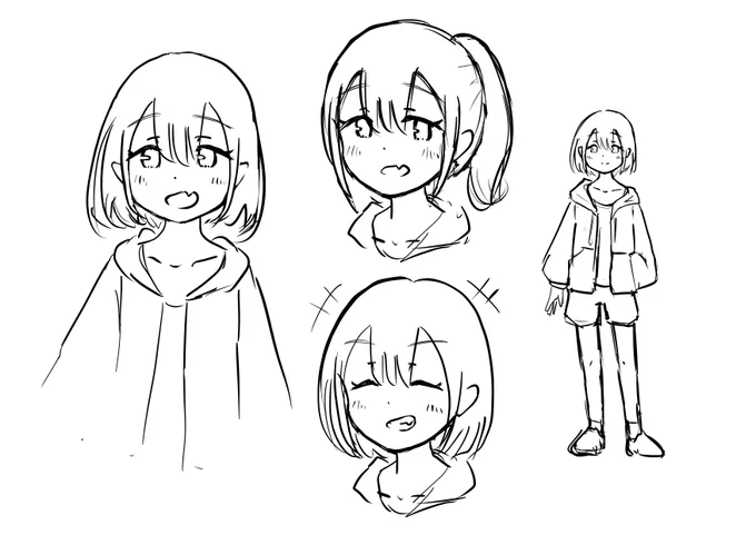 次の子はまだ描いてない感じの子にしたいがはたして 
