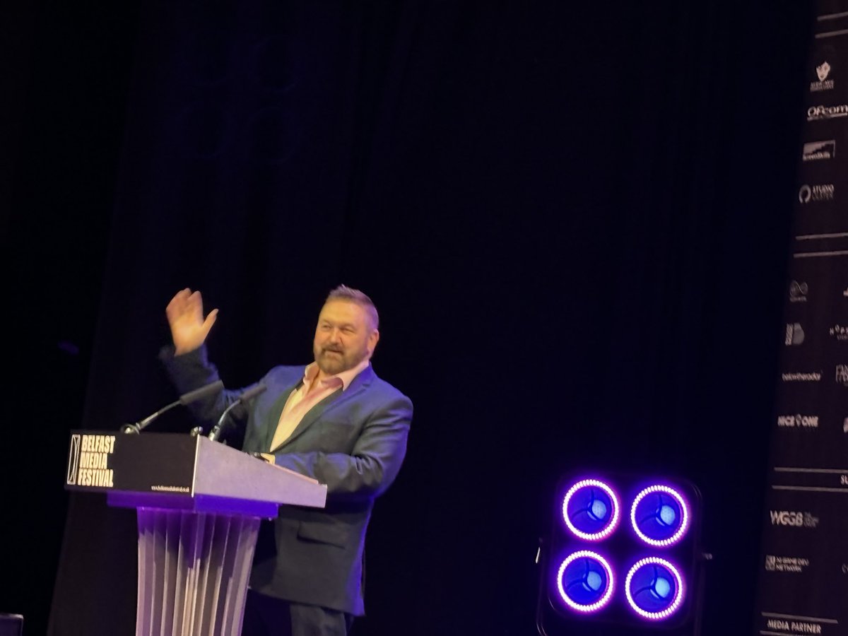 OrlsMac's tweet image. ⁦@BelfastMedFest⁩ kicks off #bmf24 with ⁦@williamcrawley⁩ #madeinni