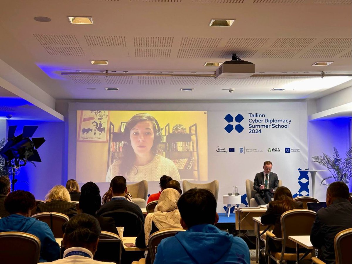 Great session at my second #TallinnCyberDiplomacySummerSchool, speaking alongside insightful experts to discuss NATO and EU mechanisms for accountability in cyberspace. <a href="/MFAestonia/">Estonian MFA 🇪🇪 | 🌻 #StandWithUkraine</a>
