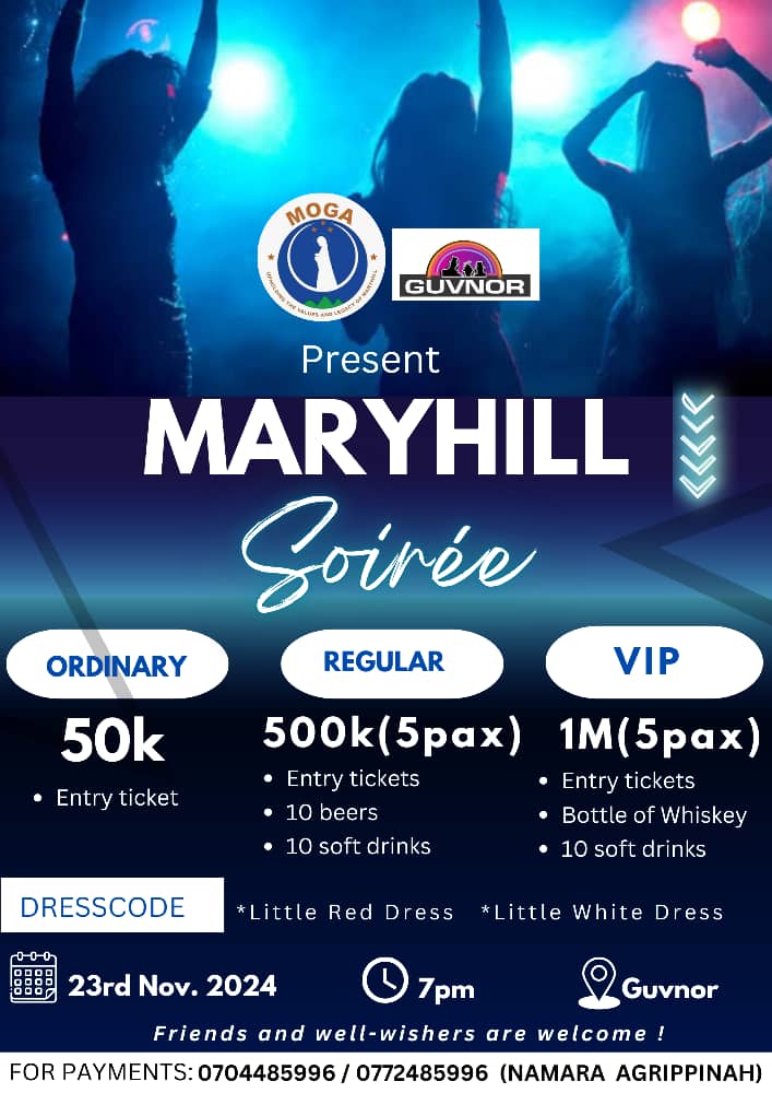 maryhillalumni's tweet photo. We have been cooking and we're going to serve🔥🔥🔥🔥🔥🔥

Spectacular evening ✅
Fabulous vibes ✅
Thrilling entertainment ✅
Pure Maryhill magic✅

@GuvnorUganda will ask for water 💯 https://t.co/3vdOcXnloE