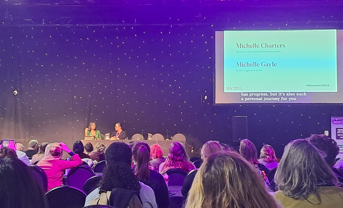 Kate Fellows (@katehfellows) on Twitter photo Wow, what a conversation between Michelle Charters and Michelle Gayle!
Parents and generations, truth and activism, community and community organisations, working together, forming identities.
<a href="/MuseumsAssoc/">Museums Association</a> #Museums2024 Wow, what a conversation between Michelle Charters and Michelle Gayle!
Parents and generations, truth and activism, community and community organisations, working together, forming identities.
<a href="/MuseumsAssoc/">Museums Association</a> #Museums2024