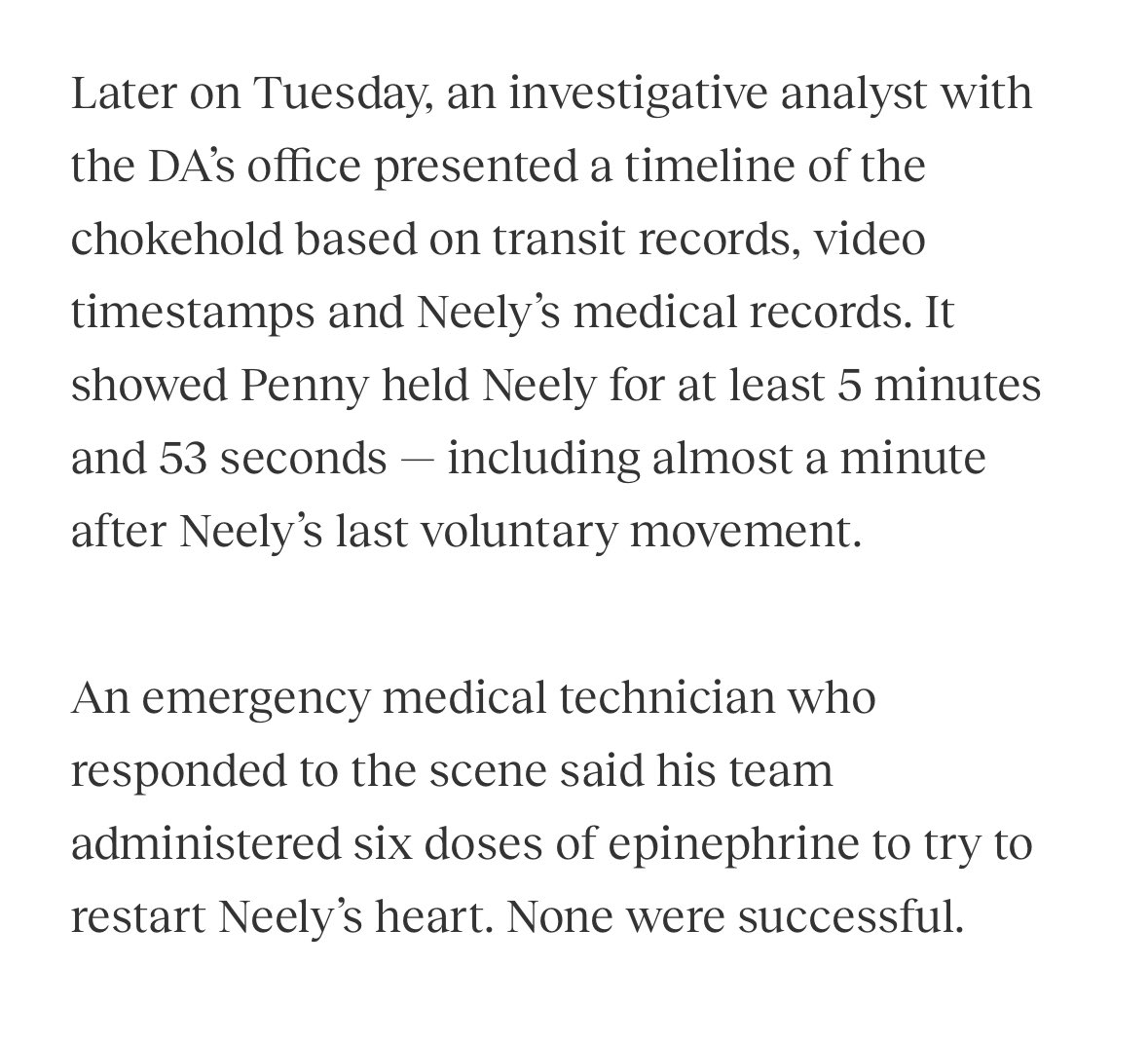 This is such a symptom of the fact that people’s idea of safety and comfort even in a place like NYC is about erasing the friction that comes with being in proximity with poor people, and this discomfort has given permission for violence against those poor people.