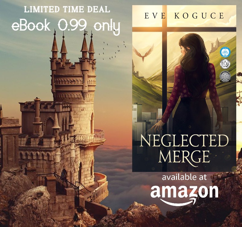 To celebrate a milestone for me as an #indieauthor - crossing the 1⃣0⃣0⃣ reviews/rates on Amazon US mark - "Neglected Merge" is 0.99 on Amazon US &amp; UK for a limited time.

“a striking new concept”
"pure escapism"
"unique theme"
⭐️⭐️⭐️⭐️⭐️ Amazon reviews
➡️mybook.to/RYa4