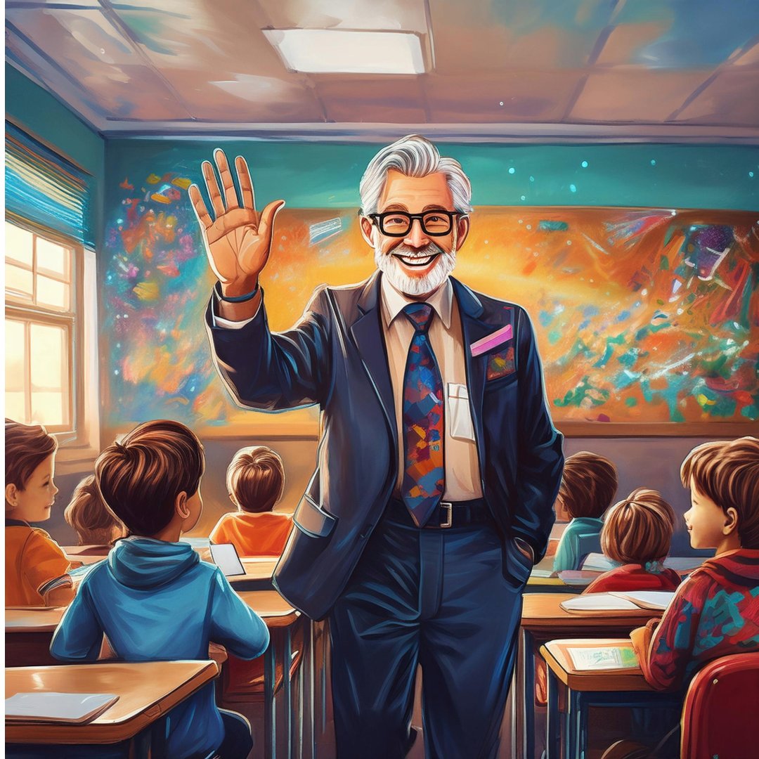 Mr. Wisner (@mrwisner) on Twitter photo Happy #WorldKindnessDay! 🌟 I created this image using Adobe Express in @MagicSchoolAI, capturing a teacher welcoming students at the door with a high-five—setting a positive and warm tone for the day. Let's spread kindness together! 😊 #ShareASmile24 <a href="/AdobeForEdu/">Adobe For Education</a> (sci-fi, Happy #WorldKindnessDay! 🌟 I created this image using Adobe Express in @MagicSchoolAI, capturing a teacher welcoming students at the door with a high-five—setting a positive and warm tone for the day. Let's spread kindness together! 😊 #ShareASmile24 <a href="/AdobeForEdu/">Adobe For Education</a> (sci-fi,