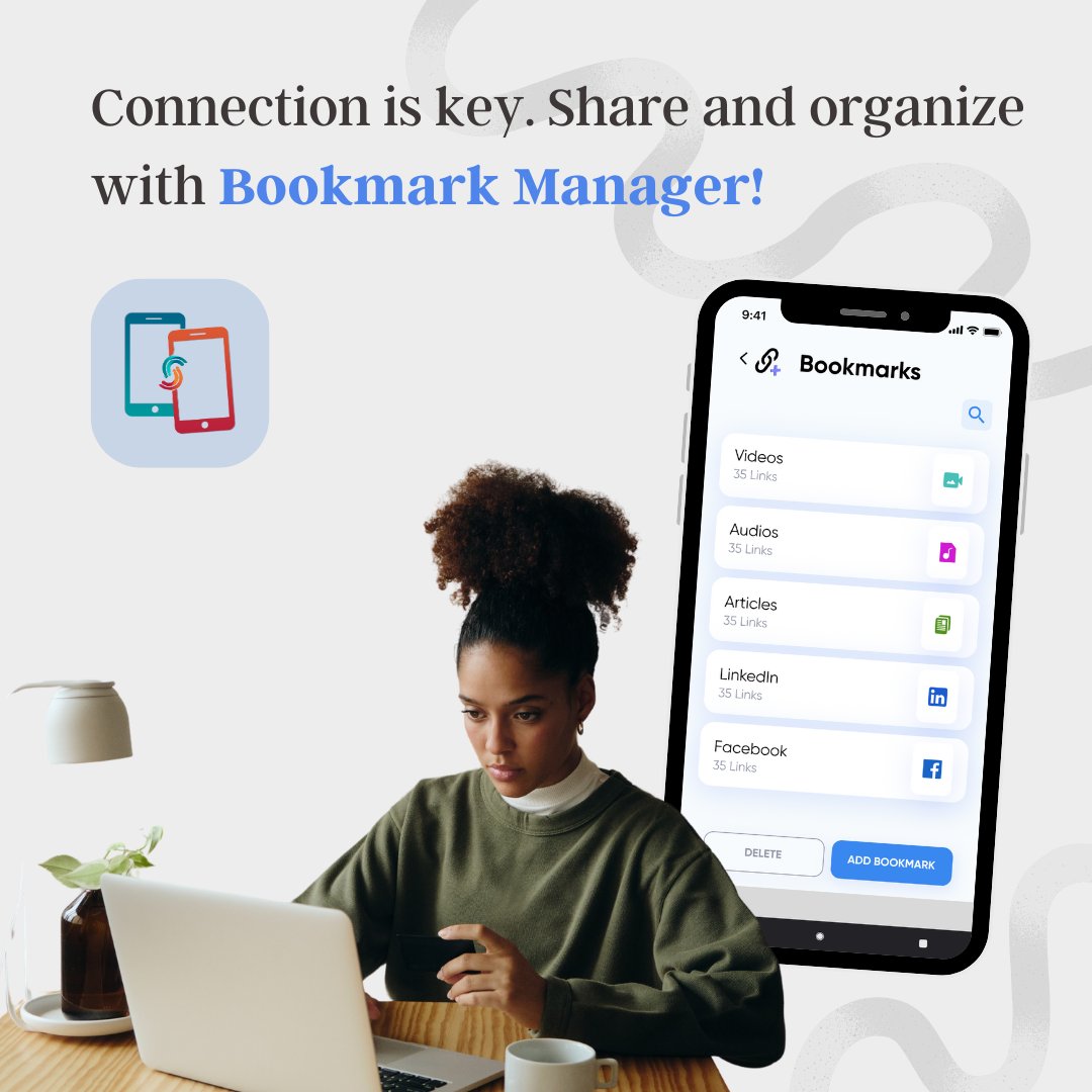 USSmartTransfer's tweet image. Connection + Organization = Bookmark Manager 🔗✨ Never let an important link slip away. 
#SmartTransfer #BookmarkManager #OrganizeYourLife