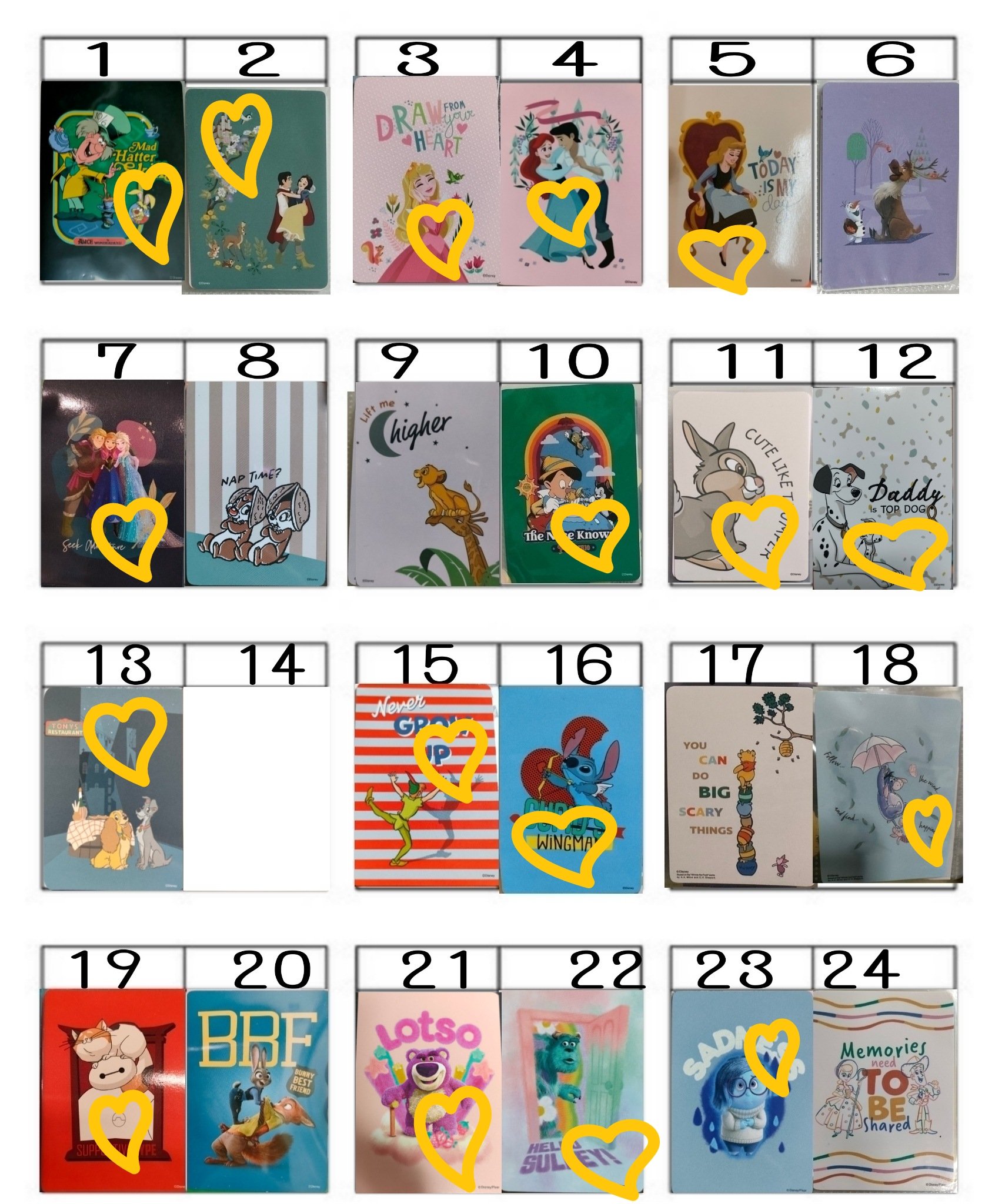 ディズニーストア　じゃんけんカード　塗り絵 ディズニーストア]風船につかまるミッキー＆ミニー/じゃんけん