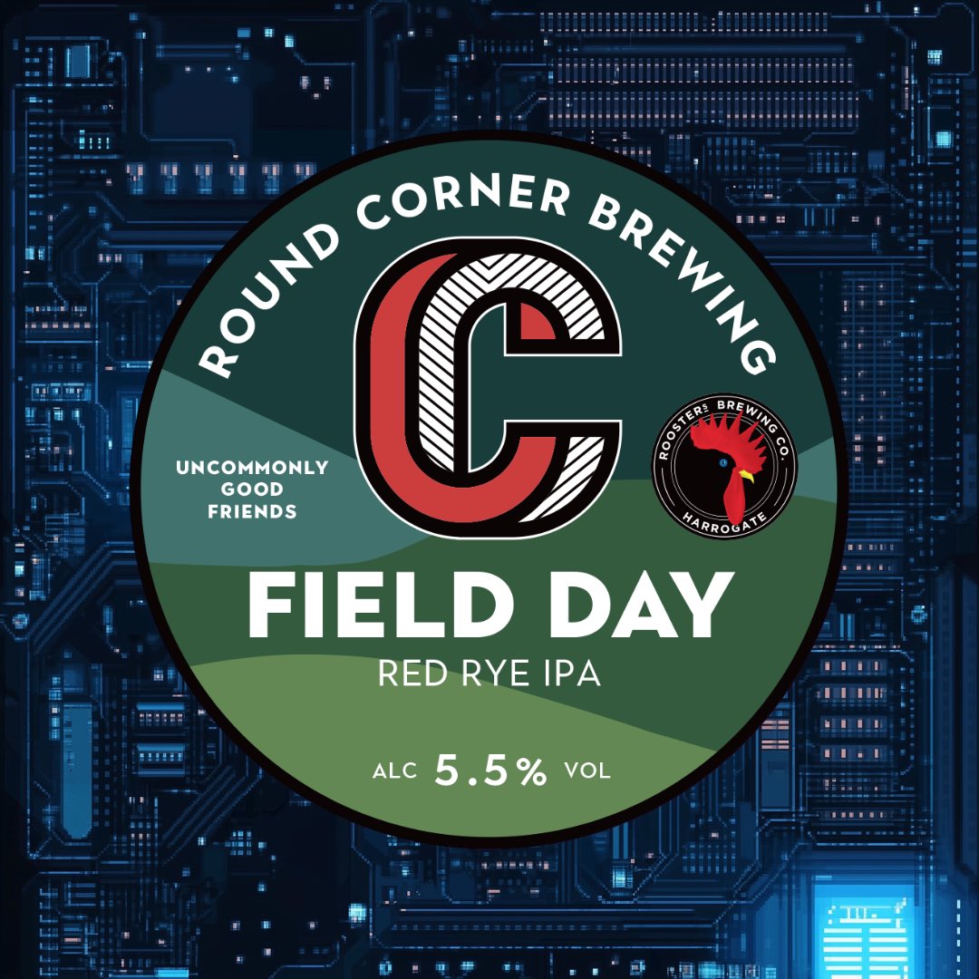 Elusive Brewing (@elusivebrew) on Twitter photo <a href="/RoostersBrewCo/">Rooster's Brewing Co</a> <a href="/LostCauseBrew/">LostCauseBrewingCo</a> Round Corner Brewing X Roosters Brewing Co: Field Day (5.5%) Red Rye IPA
A deep amber-red colour beer, bringing aromas of citrus, tropical and stone fruits from the use of American Hops balanced with a spicy, bready rye malt backbone. <a href="/RoostersBrewCo/">Rooster's Brewing Co</a> <a href="/LostCauseBrew/">LostCauseBrewingCo</a> Round Corner Brewing X Roosters Brewing Co: Field Day (5.5%) Red Rye IPA
A deep amber-red colour beer, bringing aromas of citrus, tropical and stone fruits from the use of American Hops balanced with a spicy, bready rye malt backbone.
