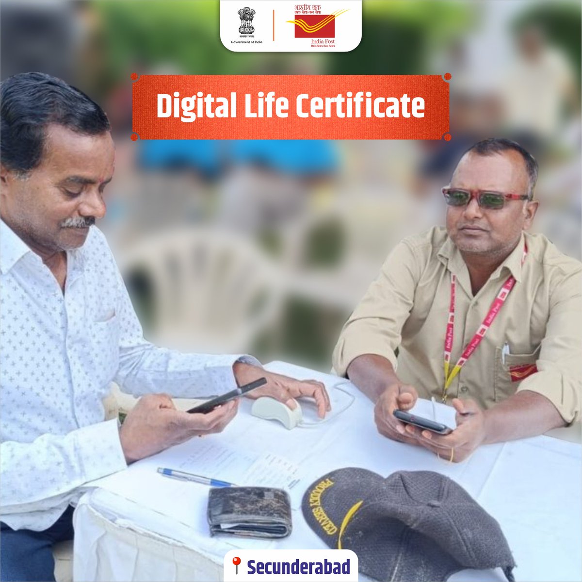 IndiaPostOffice's tweet image. Experience the hassle free doorstep Digital Life Certificate services for pensioners – making it easier than ever to secure your benefits with care and convenience.

#JeevanPraman #DigitalLifeCertificate #DLCCampaign3 #IndiaPost