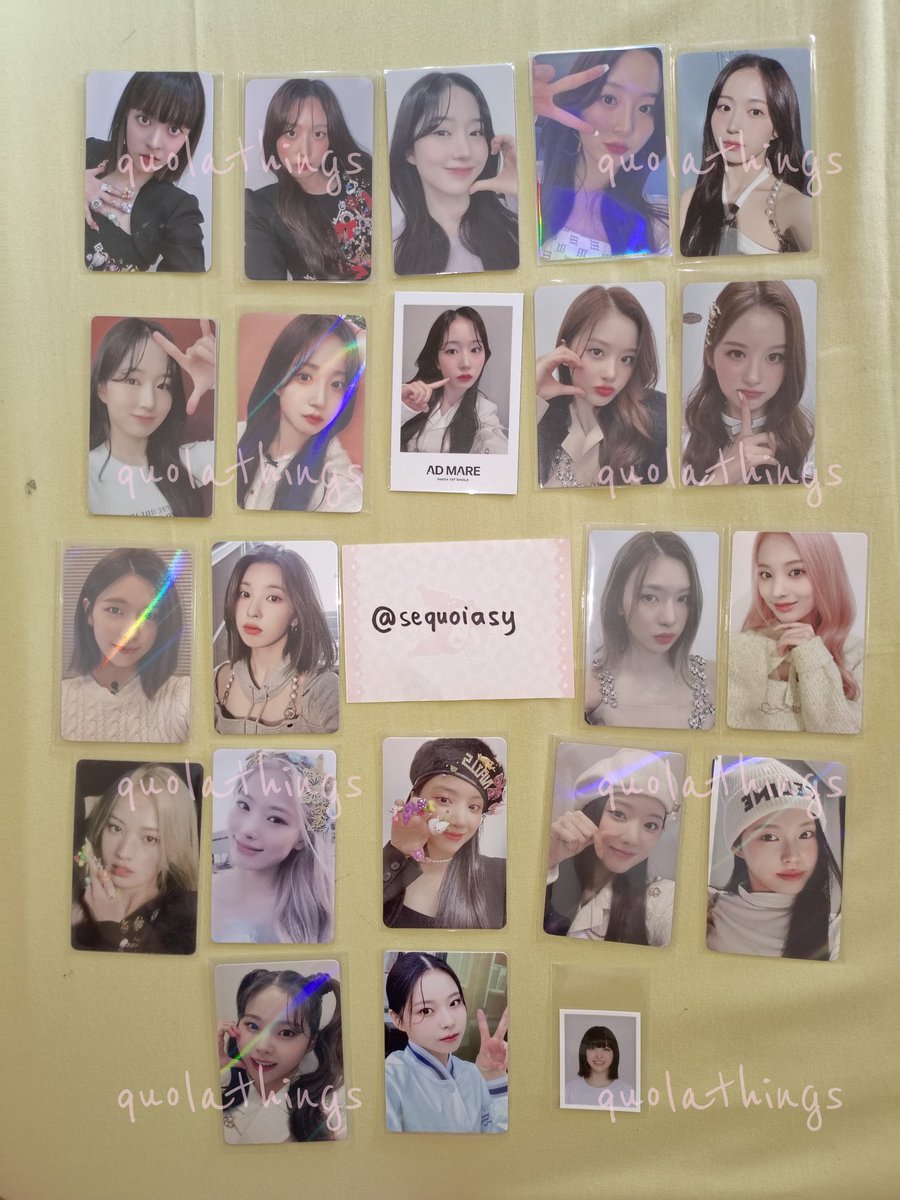 kancingkan's tweet image. WTS Photocards NMIXX Ad Mare

🤍Clearance Sale🤍
- TAKE ALL ONLY
- Offer price by dm, underprice is okay

✅ Shopee
📍Surabaya

(tag) want to sell lily haewon sullyoon bae jinni jiwoo kyujin pc benefit bene web wts 해원 배이 릴리 설윤 규진 지우 pasarnmixx lfb 양도 포카