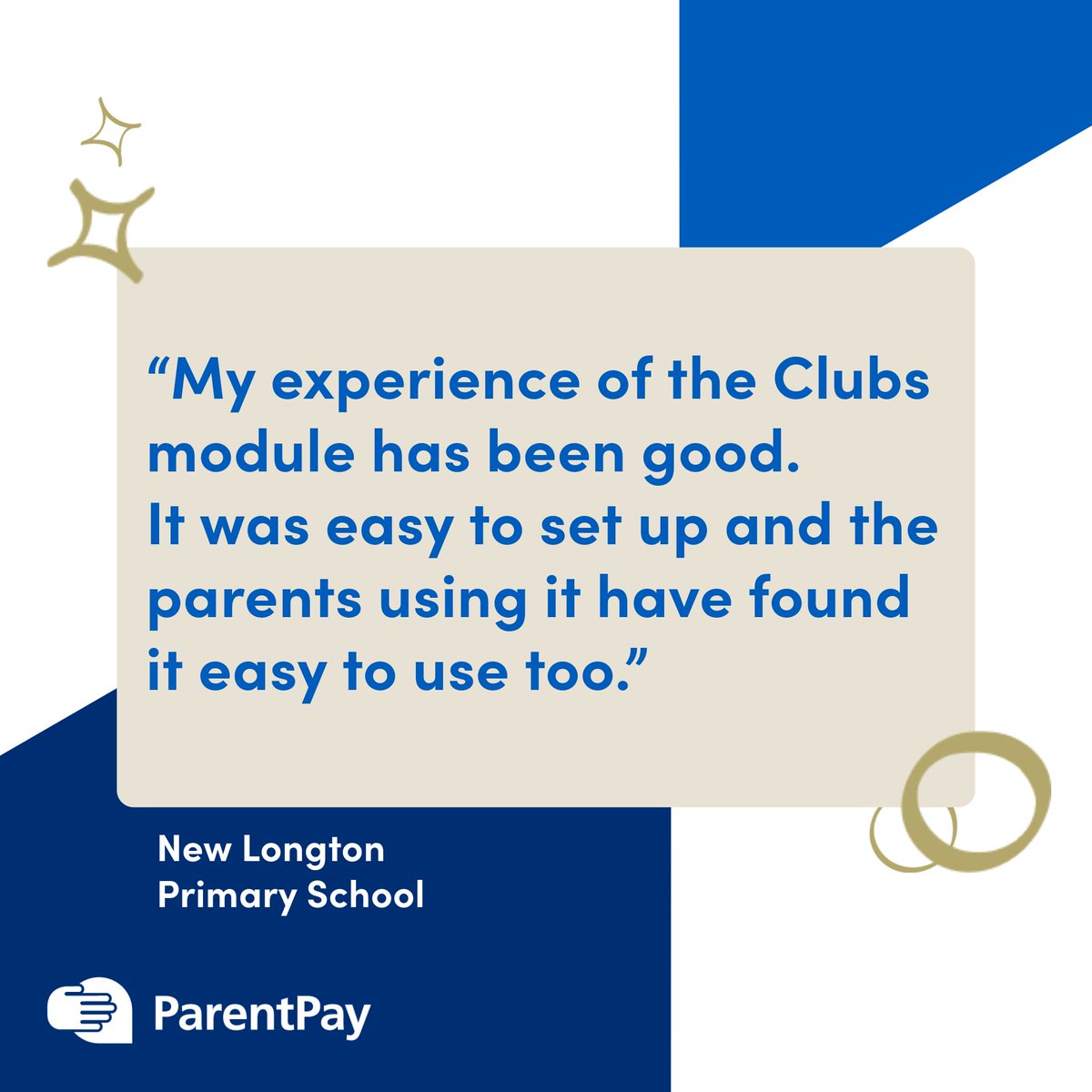 ParentPay helped New Longton Primary School save admin time by streamlining their club management.

With a single platform for bookings, payments, and parent communication, teachers and staff could focus on what matters most - teaching.

Read more 👉 okt.to/bfqT62