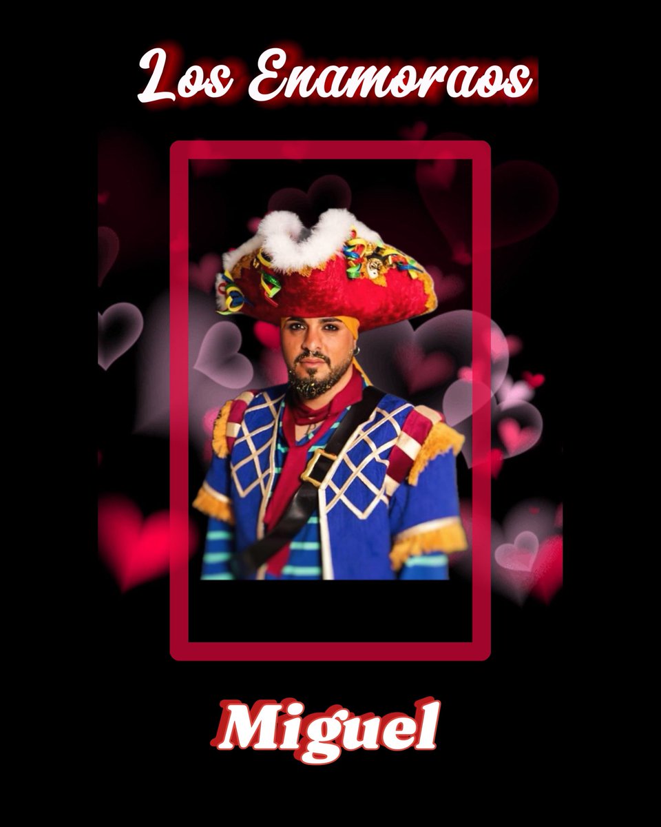 Hoy presentamos a la alegría en cada ensayo... La locura más inesperada. 
Un amigo leal y enamorao del Carnaval a más no poder a parte de tener más preguntas que el Trivial... Nuestro Migue (para nosotros sin la L 🤣)
💕