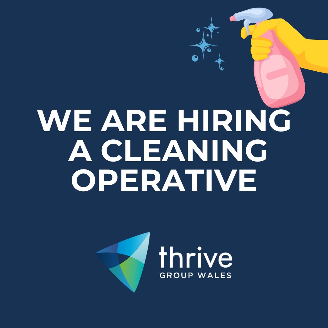 We are looking for an enthusiastic individual to join our team at Thrive Group Wales!

This role is 10 hours per week (2 hrs per visit Monday to Friday) 
- £11.44 per hour
- Training &amp; uniform will be provided

Please get in touch with Anita on anitad@thrivegroupwales.co.uk